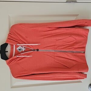 Volcom Coral Zip Up Hooded Sweater Jacket